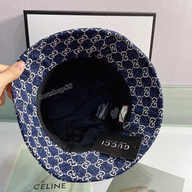 Gucci古奇專櫃爆款原單品質女款GG漁夫帽 mmyj3070